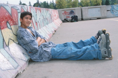 rollerblading